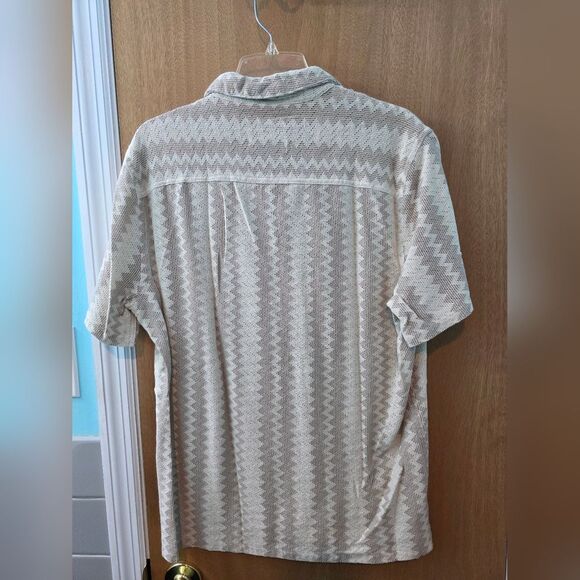 Hollister Tan Casual Button Down Shirt Mens M - Picture 2 of 3